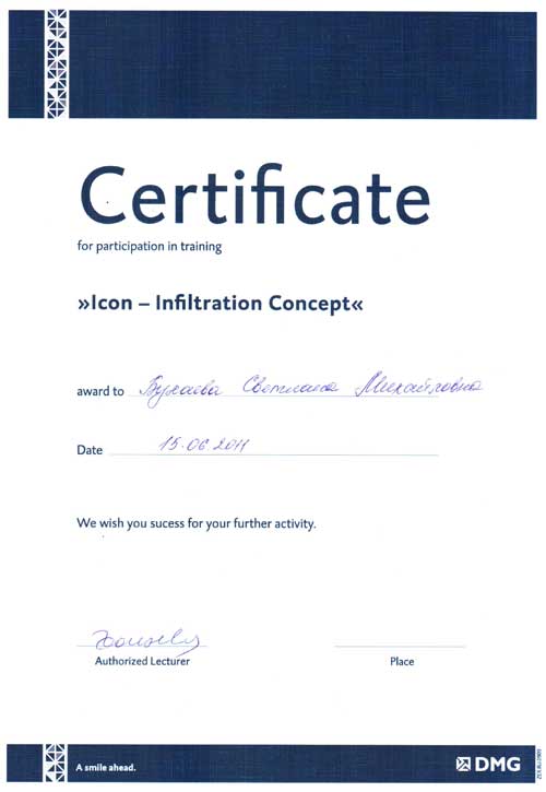ICON certificate